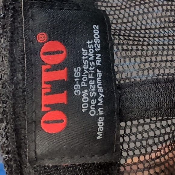 Otto Black and Gold VGHC Mesh/Snapback Trucker Hat - Picture 7 of 7